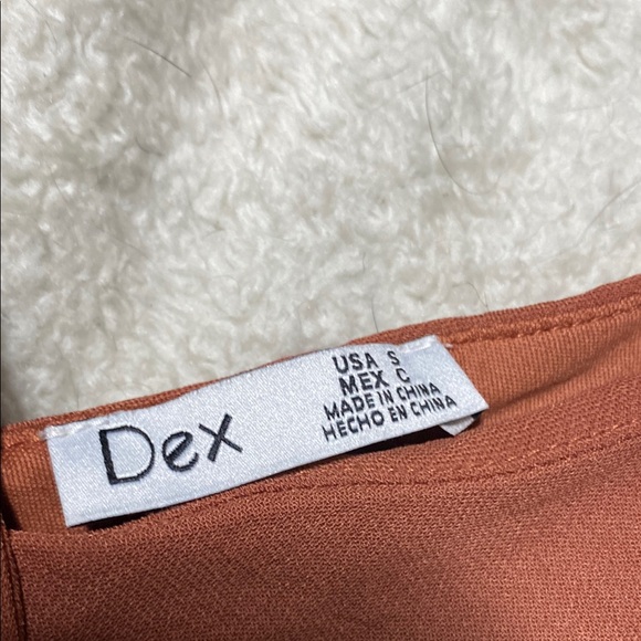 Rust Jumpsuit with Button Detail - Picture 2 of 5